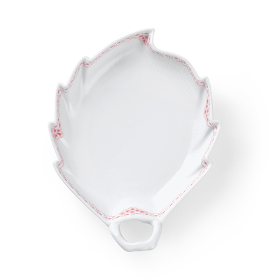 Royal Copenhagen Koral Riflet Blonde bladformet fad 23 cm