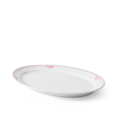 Royal Copenhagen Koral Riflet Blonde fad ovalt 28 cm