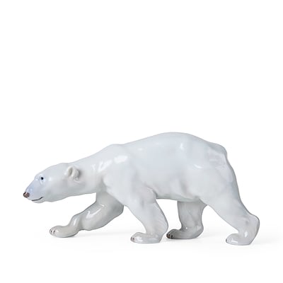 Royal Copenhagen Figurine 2023 isbjørn gående 14 cm