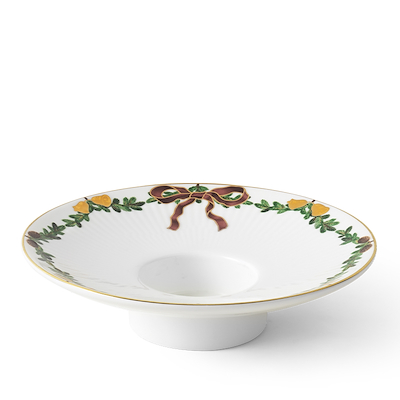 Royal Copenhagen Stjerne Riflet Jul lysestage 15,5 cm