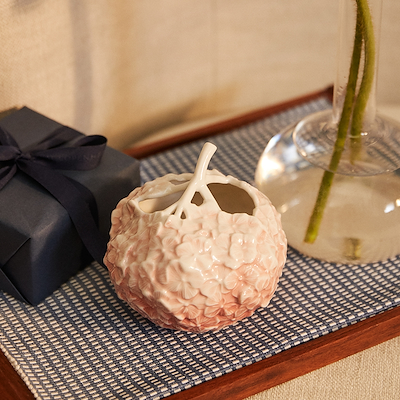 Royal Copenhagen The Art of Giving Flowers hortensia vase rosa 10 cm