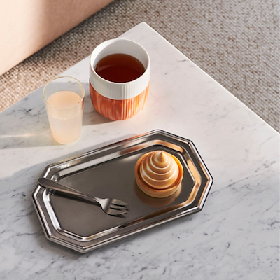 Royal Copenhagen Riflet Contrast Marble krus warm ochre 35 cl