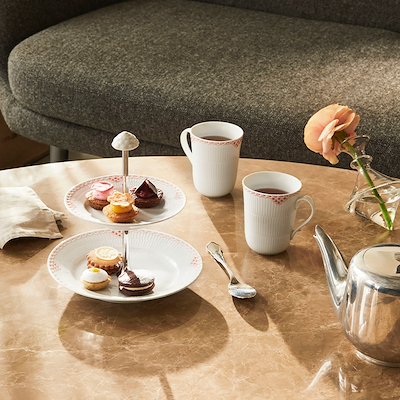 Royal Copenhagen Koral Riflet Blonde étagère 2 lag