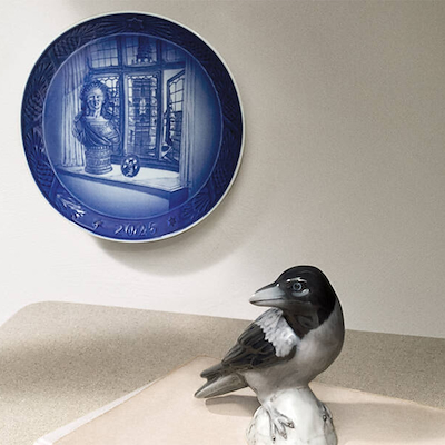 Royal Copenhagen årsplatte 2025 dronning Juliane Marie Ø18 cm