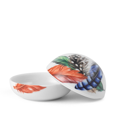 Royal Copenhagen bonbonniere 2025 fjer 10 cm