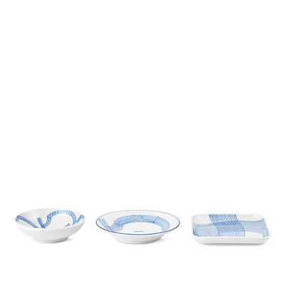 Royal Copenhagen Motif fad blå 3 stk