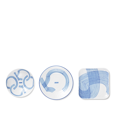 Royal Copenhagen Motif fad blå 3 stk