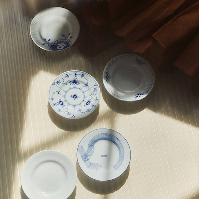 Royal Copenhagen History tallerkensæt Ø11 cm 5 stk.