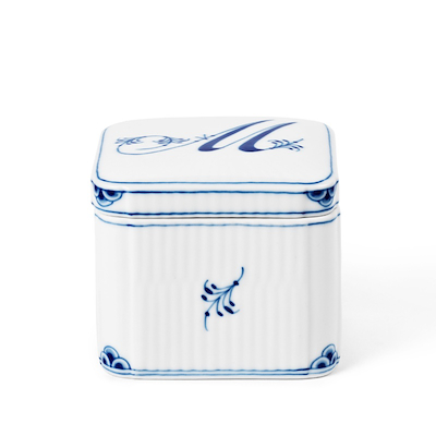 Royal Copenhagen Alfabet bonbonniere M 13 cl