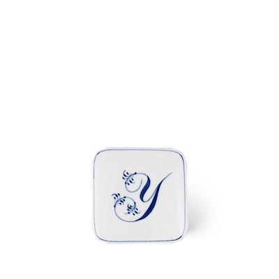 Royal Copenhagen Alfabet bonbonniere Y 13 cl