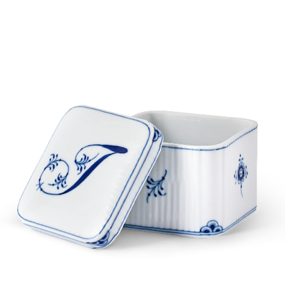 Royal Copenhagen Alfabet bonbonniere T 13 cl