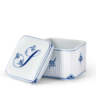 Royal Copenhagen Alfabet bonbonniere S 13 cl