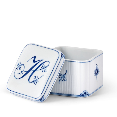 Royal Copenhagen Alfabet bonbonniere H 13 cl
