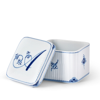 Royal Copenhagen Alfabet bonbonniere A 13 cl