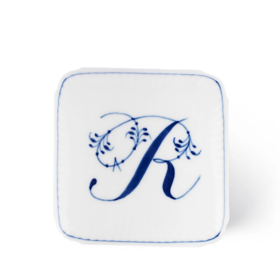 Royal Copenhagen Alfabet bonbonniere R 13 cl