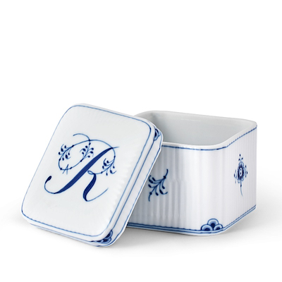 Royal Copenhagen Alfabet bonbonniere R 13 cl
