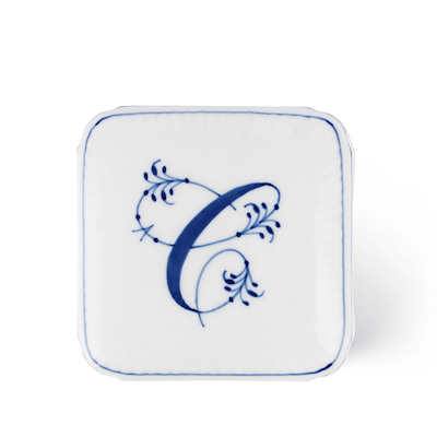 Royal Copenhagen Alfabet bonbonniere C 13 cl