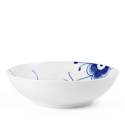 Royal Copenhagen Blå Mega Riflet skål 110 cl