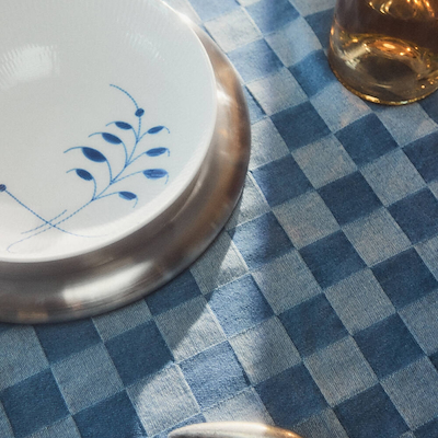 Royal Copenhagen Blå Mega Riflet skål 110 cl