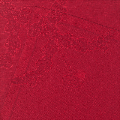 Royal Copenhagen Stjerne Riflet dug rød 145x320 cm