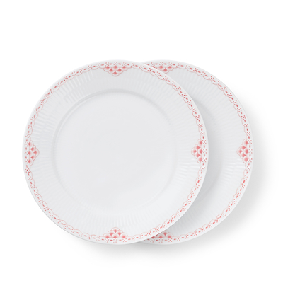 Royal Copenhagen Koral Riflet Blonde tallerken 22 cm 2 stk.