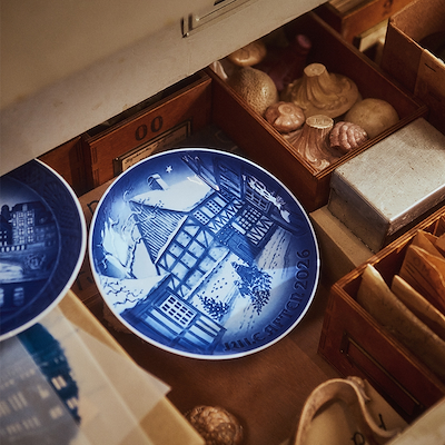 Bing & Grøndahl juleplatte 2026 - Den Gamle By i Aarhus