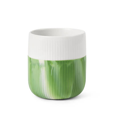Royal Copenhagen Riflet Contrast Marble krus green grass 35 cl