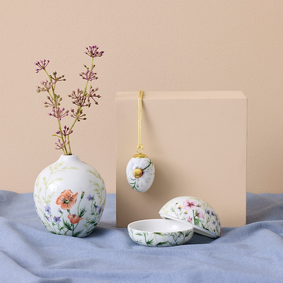 Royal Copenhagen påskeæg 2026 stor kamilleblomst 6 cm