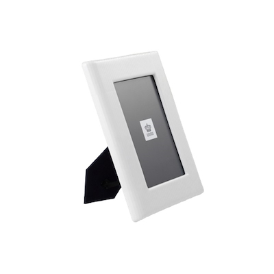 Royal Copenhagen Hvid Riflet fotoramme 21 cm