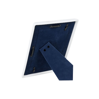 Royal Copenhagen Hvid Riflet fotoramme 21 cm