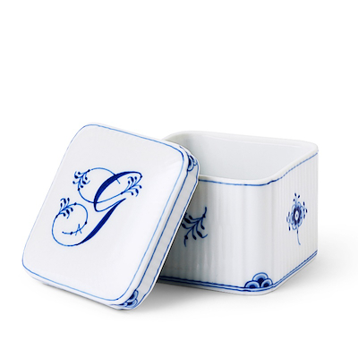 Royal Copenhagen Alfabet bonbonniere G 13 cl