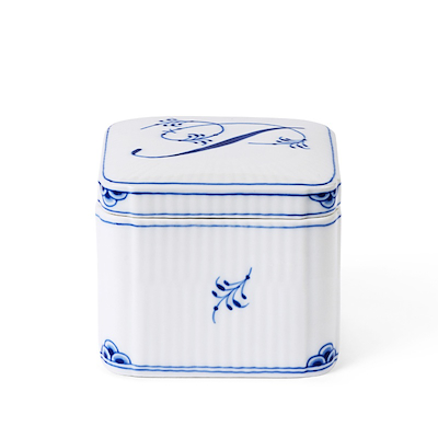 Royal Copenhagen Alfabet bonbonniere P 13 cl
