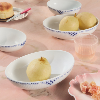 Royal Copenhagen Prinsesse ovalt fad 75 cl