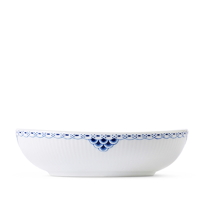 Royal Copenhagen Prinsesse ovalt fad 75 cl