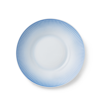 Royal Copenhagen Iris dyb tallerken blå Ø 24 cm