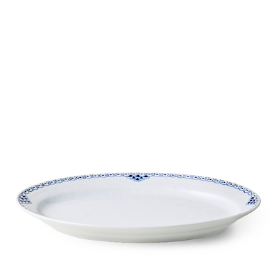 Royal Copenhagen Prinsesse fad hvid 35 cm