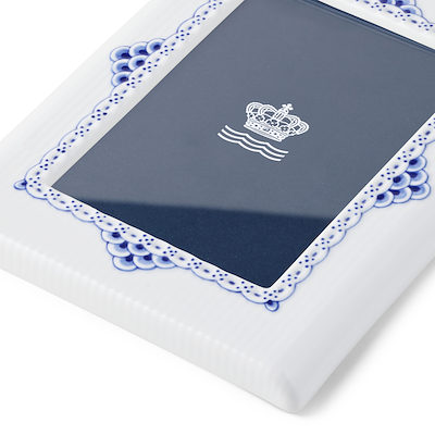Royal Copenhagen Prinsesse billedramme hvid 21 cm