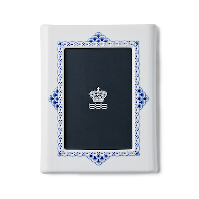 Royal Copenhagen Prinsesse billedramme hvid 21 cm