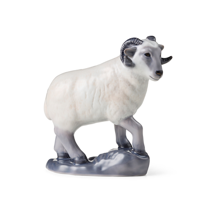 Royal Copenhagen stjernetegnsfigur 2027 Får hvid 12,5 cm