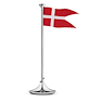 Georg Jensen bordflag fødselsdag 39 cm