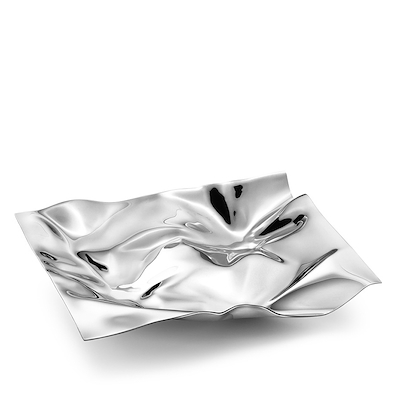 Georg Jensen Panton fad stål lille 14,7x17,6 cm