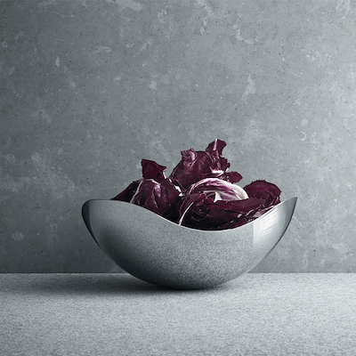Georg Jensen Bloom skål 26 cm stål
