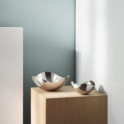 Georg Jensen Bloom skål 26 cm stål
