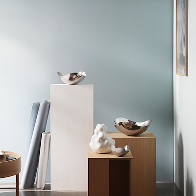 Georg Jensen Bloom skål 26 cm stål