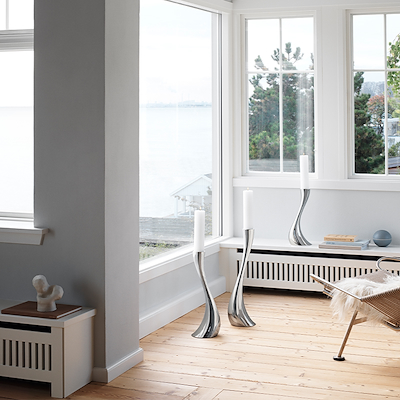 Georg Jensen Cobra gulvstage lille H40 cm