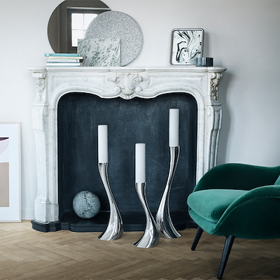 Georg Jensen Cobra gulvstage stor H60 cm