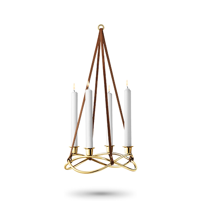 Georg Jensen forlænger forgyldt til season lysestage