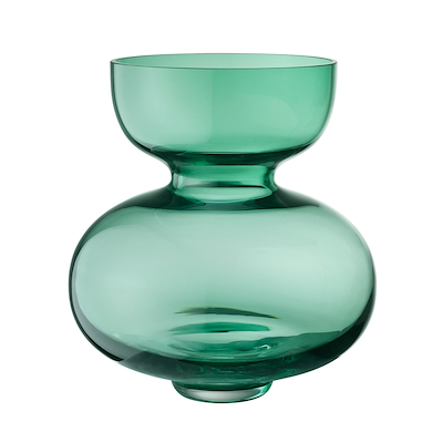Georg Jensen Alfredo glasvase lysegrøn 25 cm