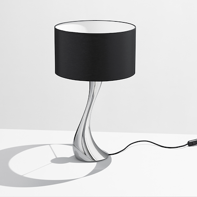 Georg Jensen Cobra lampe lille sort skærm