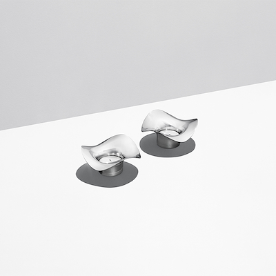 Georg Jensen Cobra fyrfadsstager 2 stk